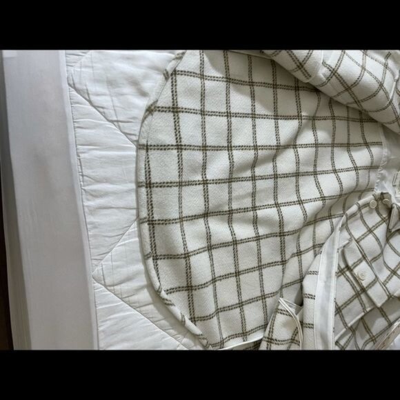 Treasure & Bond Plaid Button Down Carson Pane Boxy Women's Small Shirt J… - Picture 6 of 14